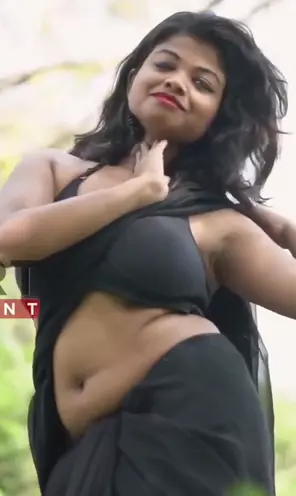 Divya — Black Saree Hot Naari Magazine Premium Video Ep 1