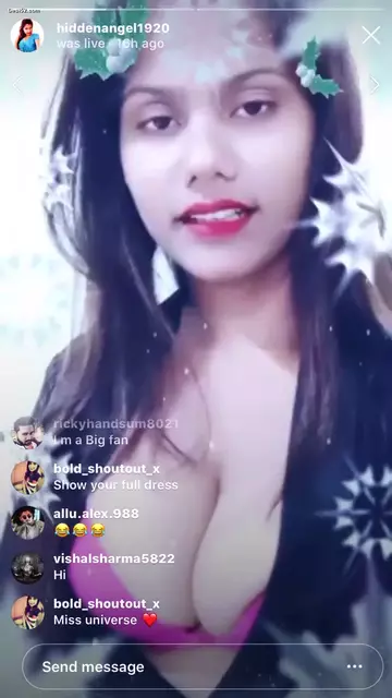 Tiyashi Dutta Sexy live in Instagram Part 1