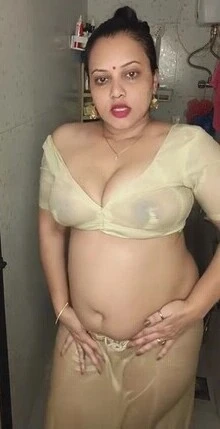 Priya Gamre See Through in Yellow Blouse Nipples and Ass