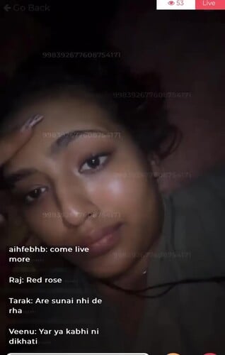 Model Divya Mandal Boobs Show on Group Live