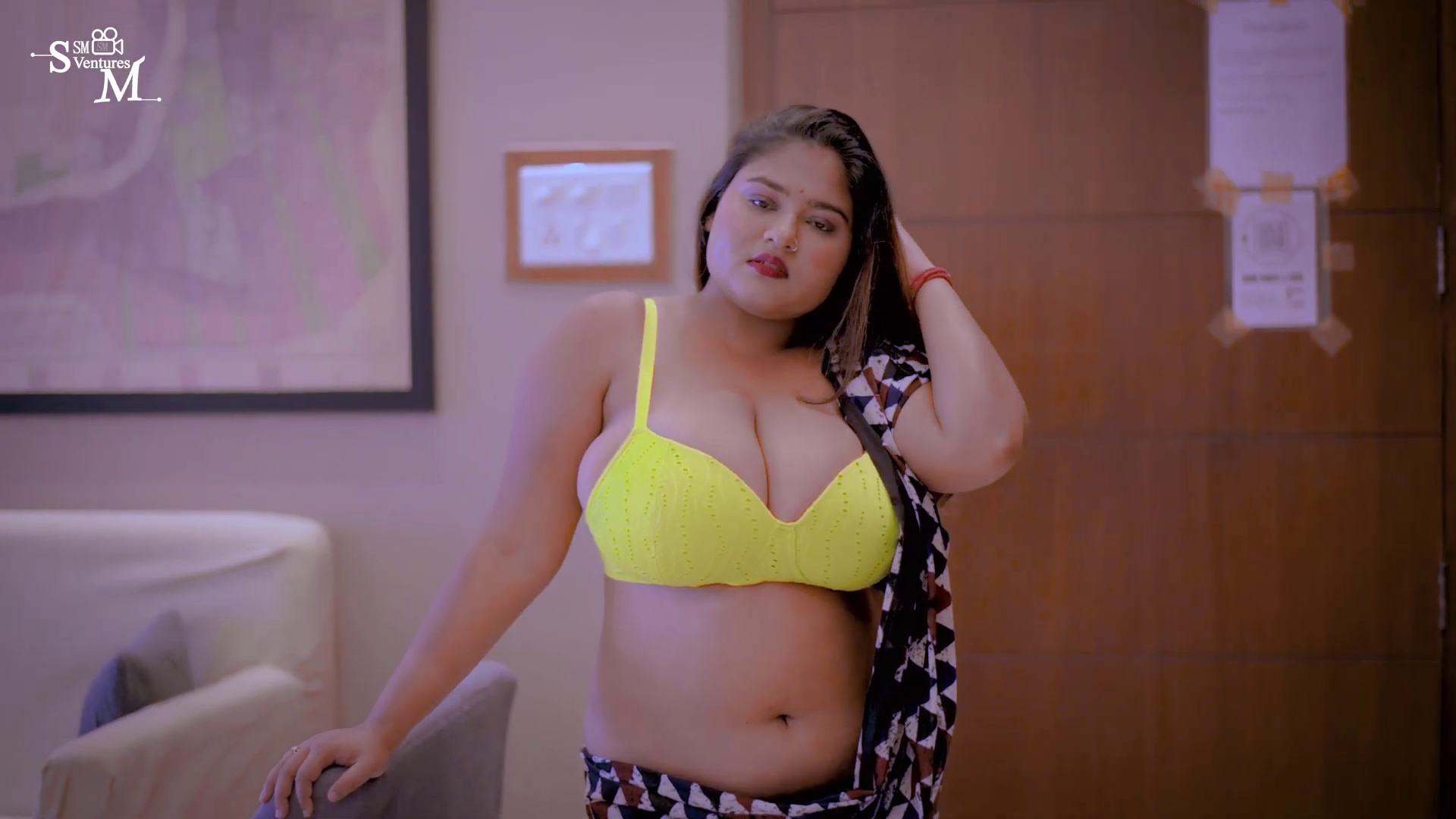 A glimpse of Megha's lingerie