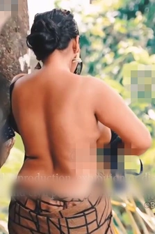 Sreetama Braless in Jungle