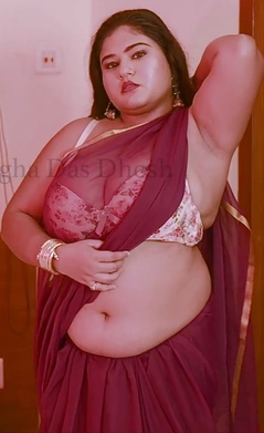 MEGHA DAS GHOSH IN PINK SAREE