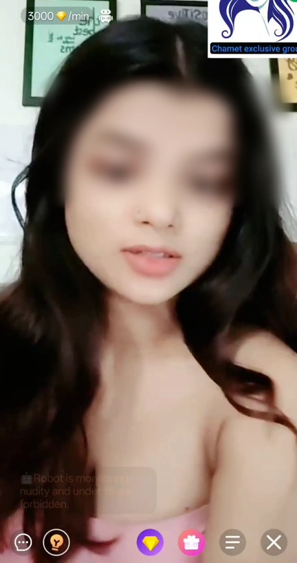 Avantika hottest cute babe chamet pvt with face