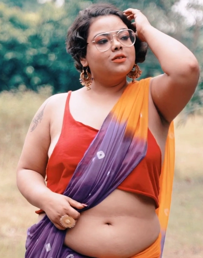 Nusrat Beauty Sareelover Rainbow Color Saree RR