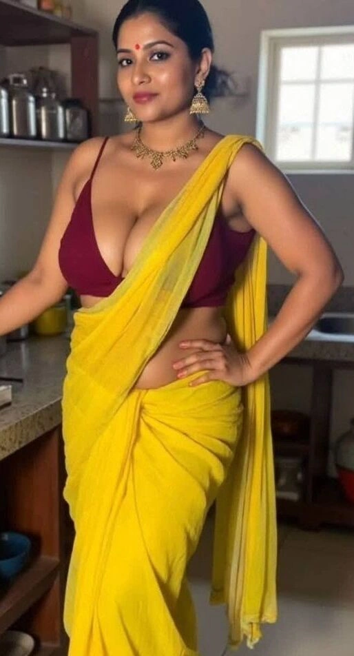Ahornypaki BBC PPV2 Red Saree
