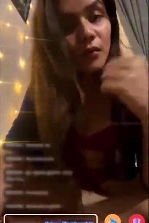 Leena Singh Red Bra Panty Sexy Live Premium Video