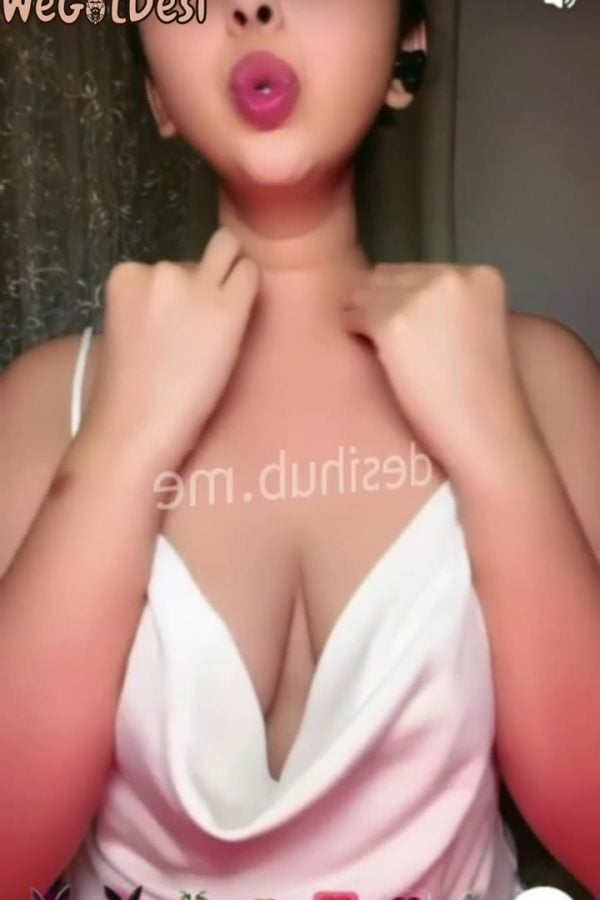 Tango Girl in a Sexy Dress Teasing and Pressing